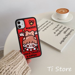 Ốp Lưng Girl Happy 2 iP [ TI STORE ]