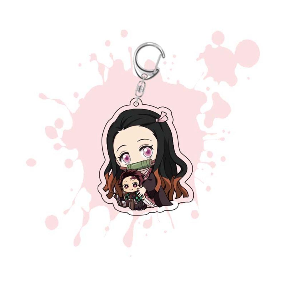 Móc Khóa Kim Loại Hình Nhân Vật Phim Demon Slayer