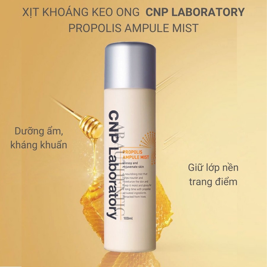 Xịt khoáng tinh chất keo ong tái tạo da CNP Laboratory Propolis Ampule Mist 100ml - AB Authentic