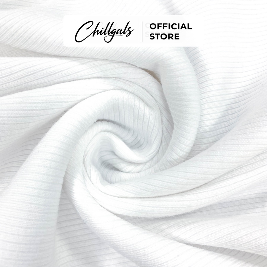 Áo hai dây nữ Chillgals croptop thun tăm ôm body cao cấp