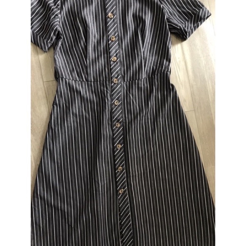 Đầm Ck sơ mi tôn dáng