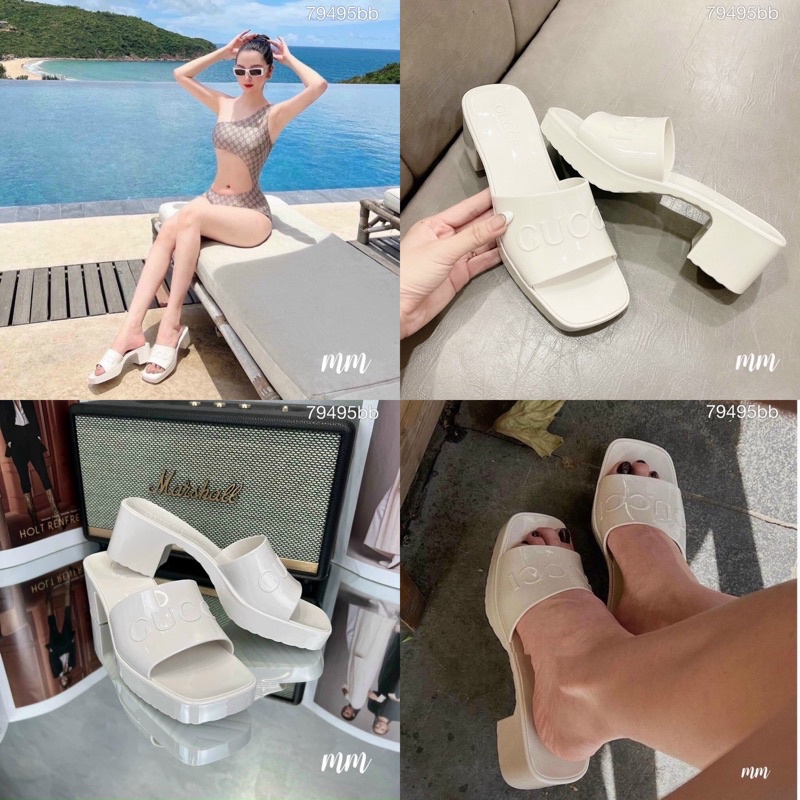 gót gucci nhựa fullbox bill túi giấy