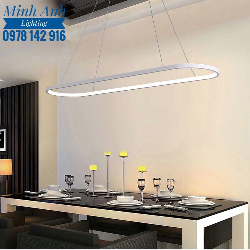 Đèn Thả Trần Vòng LED Trang Trí Phòng Khách Phòng Ăn LED 3 Chế Độ TH811 Minh Anh