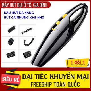 Máy Hút Bụi Ô Tô Không Dây - Nhỏ Gọn, Hút Được Cả Ngách Nhỏ , Sức Hút Cực Mạnh , Có USB Đi Kèm - Bảo Hành 1 đổi 1