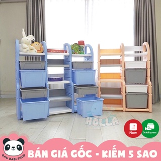 Free ship !!! kệ đựng đồ chơi cao cấp 2 khối / 3 khối holla mẫu mới 2021 cho bé