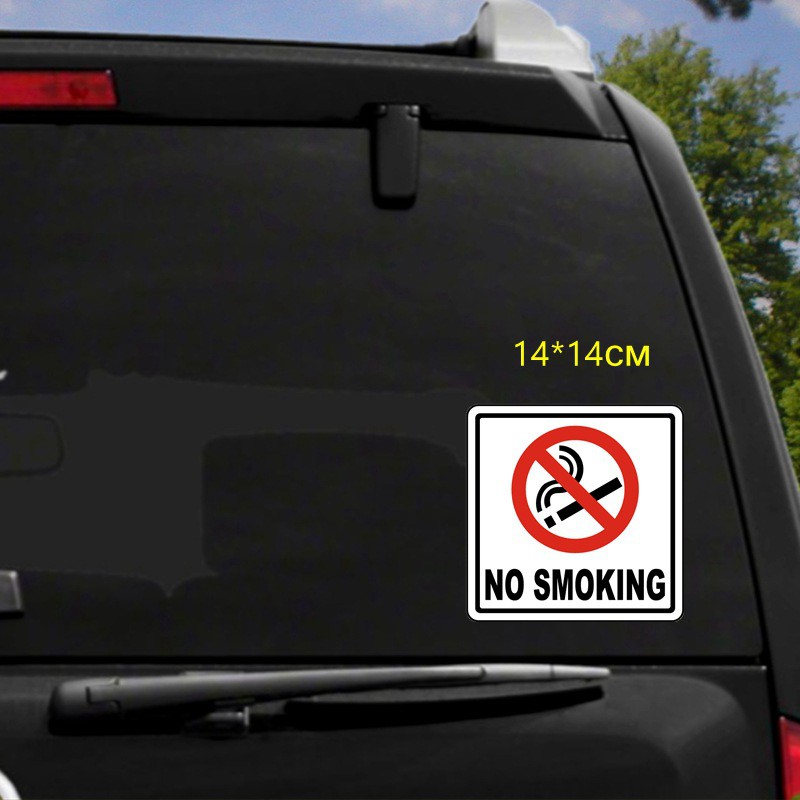 Decal, Sticker No smoking không hút thuốc