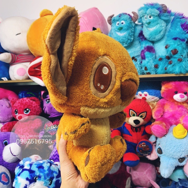 Gấu Bông Stitch Lông Xù Màu Nâu