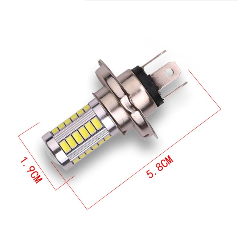 Đèn Led Chân H4 - 33SMD 5630 Dạng Cầu Lồi Cho đèn sương mù, đèn Xi Nhan, Đèn Hậu Đèn Lùi, ô tô, xe máy