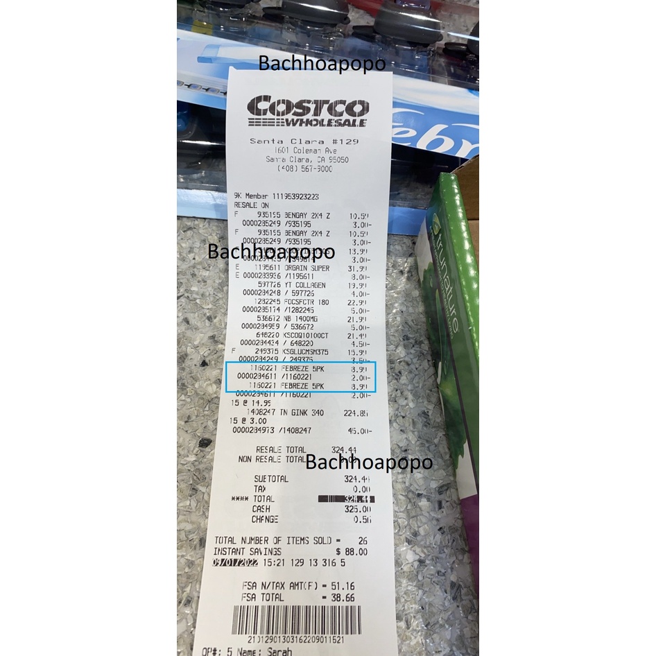 Nước Hoa Ô Tô Febreze Cao Cấp Kẹp Cửa Gió Điều Hòa Xe Hơi Febreze Car Vent Air Freshener_HÀNG MỸ