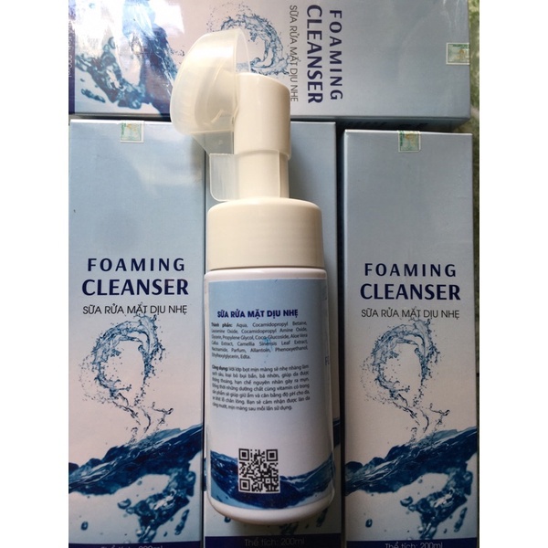 Sữa rửa mặt tạo bọt Foaming Cleanser 200ml