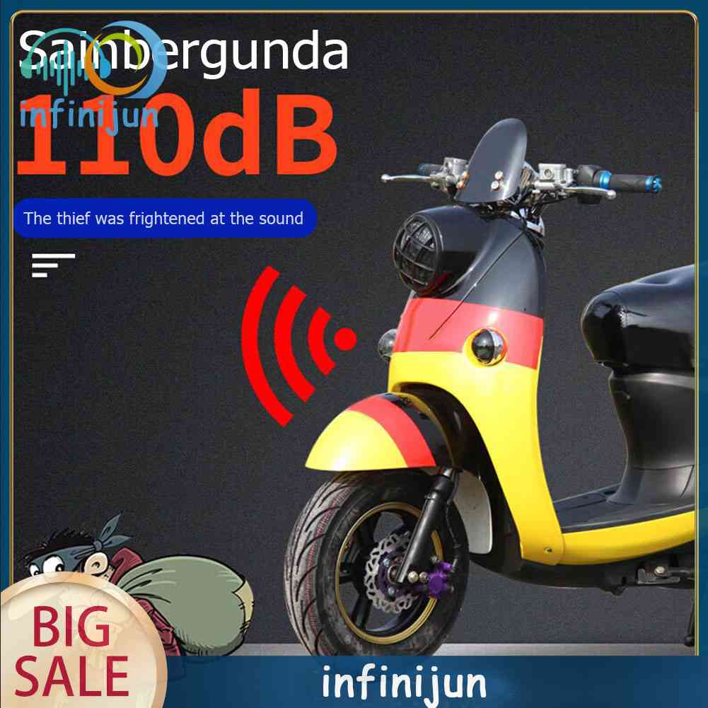 Chuông Báo Động Chống Trộm Điều Khiển Từ Xa Cho Xe Scooter Điện