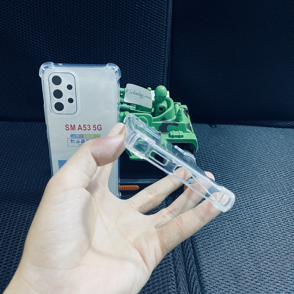 Ốp lưng Chống sốc Samsung A53 5G loại dày cao cấp trong suốt bo 4 góc chống va đập