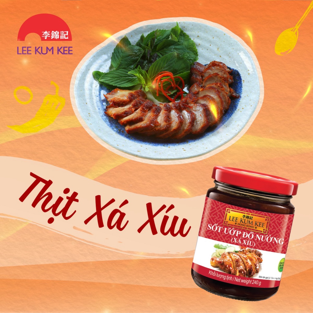 Sốt Ướp Đồ Nướng Xá Xíu Lee Kum Kee 240G Chính Hãng