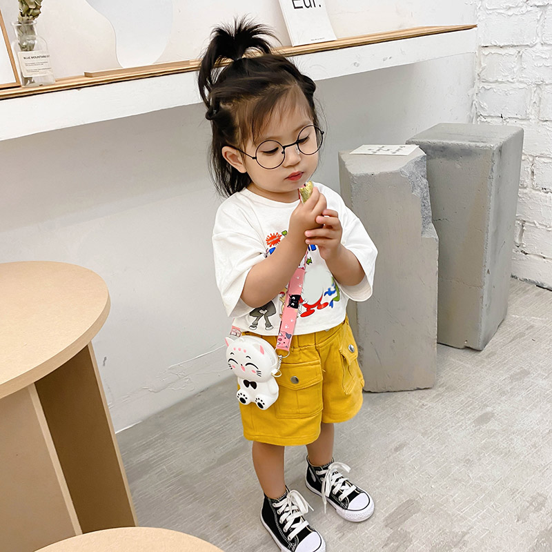 Túi Đeo Chéo Hình Mèo Cho Bé Gái