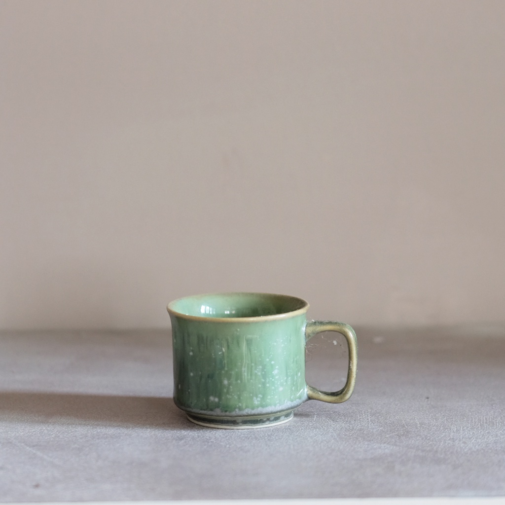 Cốc cà phê espresso size nhỏ màu xanh lá