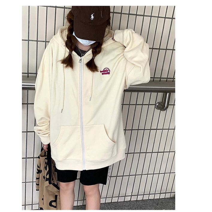 Áo Hoodie Dáng Rộng In Họa Tiết Thời Trang Mùa Thu Mới Cho Nữ