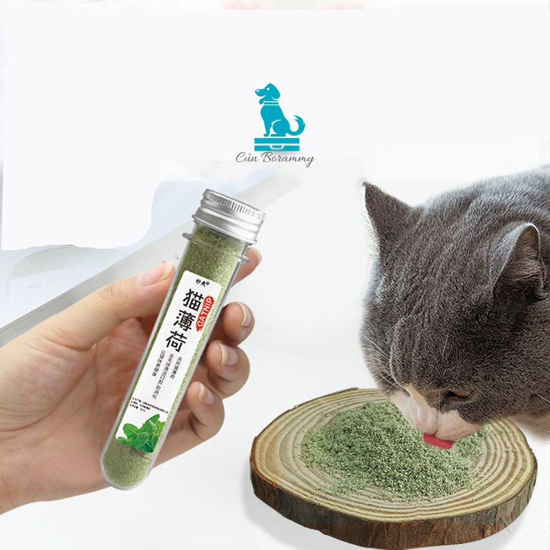 Cỏ bạc hà cho mèo Catnip tuýp 50ml tăng cường chất xơ ,vitamin tiêu hóa lông mèo