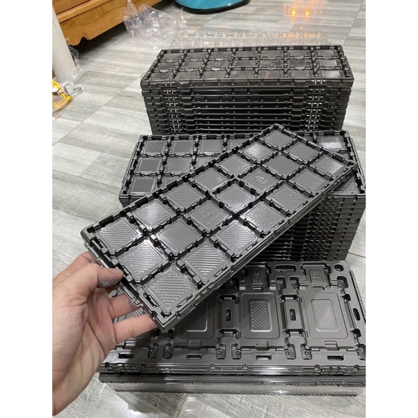 Khay  cpu 1 vỹ /21 con (khay nhựa)