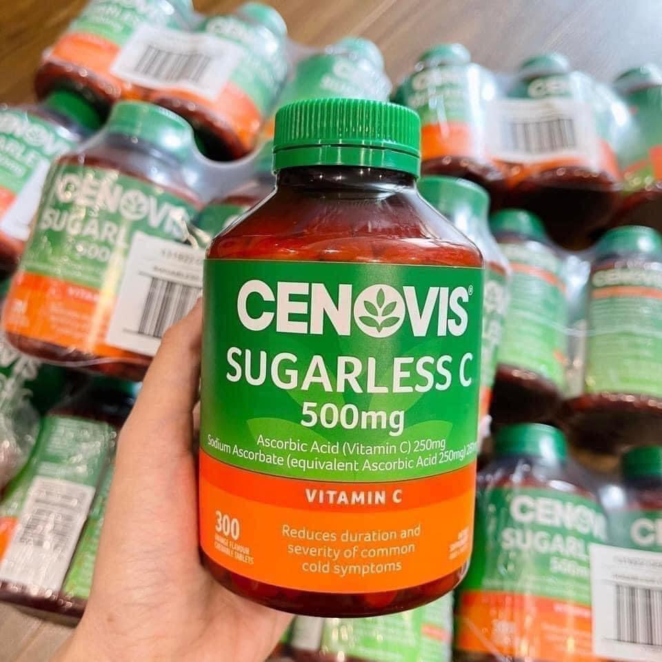 Viên Nhai Cenovis Vitamin C 500mg Chống Oxy Hóa Tăng Chức Năng Miễn Dịch Hộp 300 Viên - Date 2023