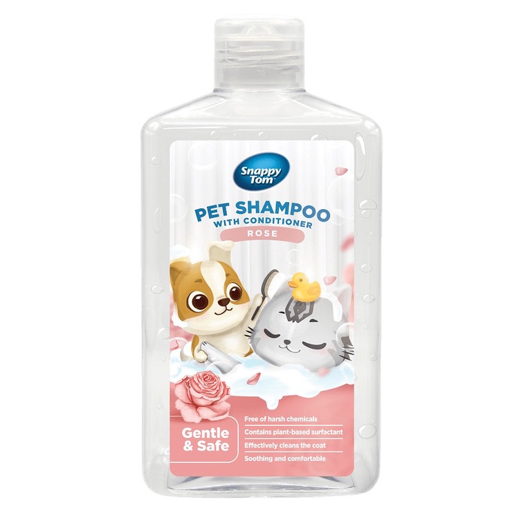 Sữa Tắm Kết Hợp Dầu Xả Cho Chó Mèo Snappy Tom Shampoo 500ml