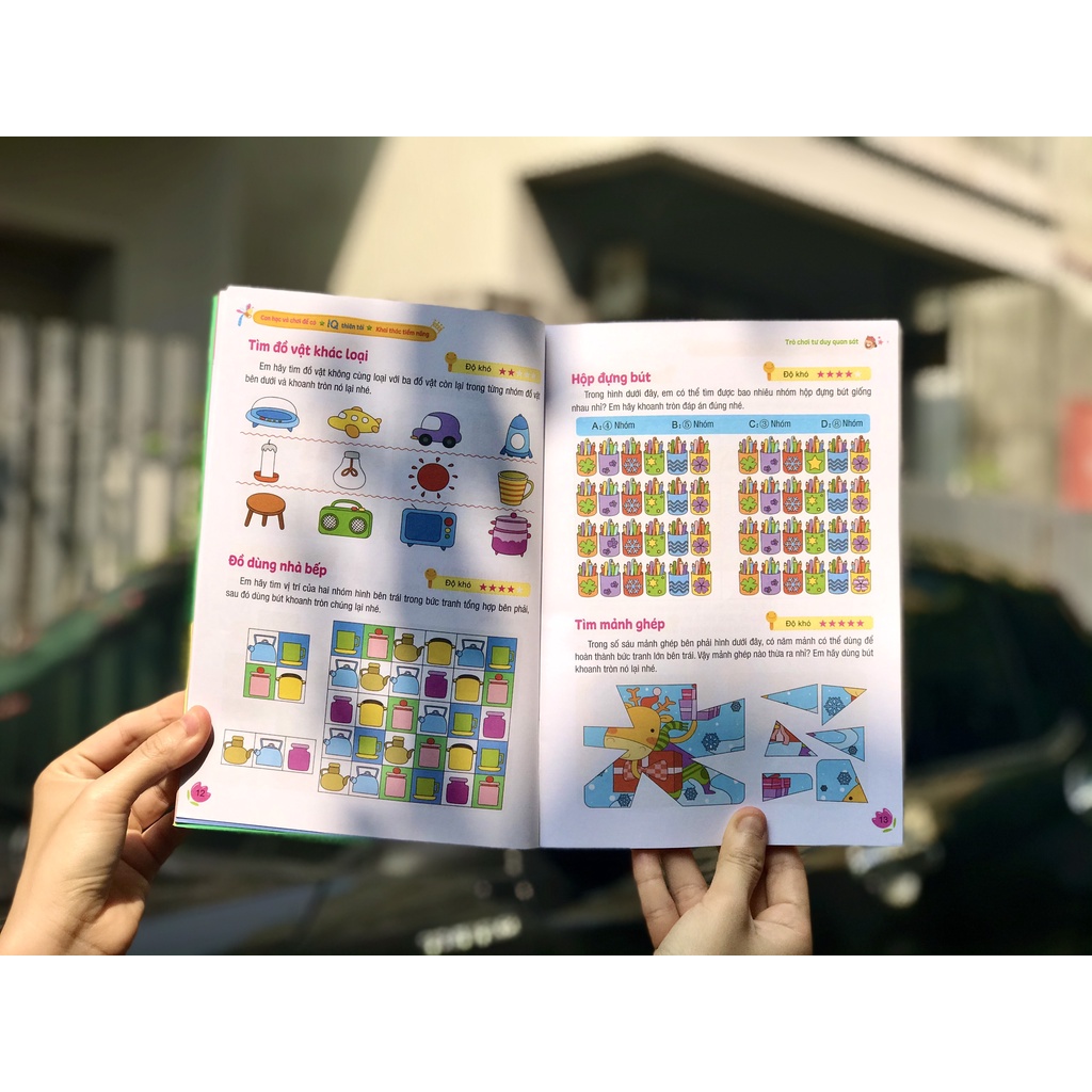 SÁCH - Con học và chơi để có IQ thiên tài