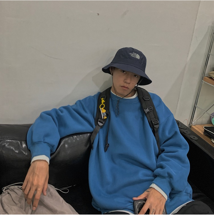 Áo Sweater Nữ Tay Dài Màu Trơn Phong Cách Hàn Quốc