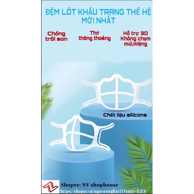 Đệm lót khẩu trang(túi 10 cái) Chống trôi son | BigBuy360 - bigbuy360.vn