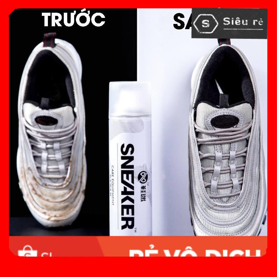 Bình Xịt Bọt Tuyết Vệ Sinh Tẩy Trắng Giày Sneaker 300ml Chuyên Dụng (PD4458)