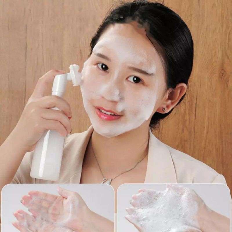 DỤNG CỤ TẠO BỌT SỮA RỬA MẶT MASSAGE VỆ SINH MI 60ml/ CHAI BÌNH HỘP TẠO BỌT XÀ PHÒNG