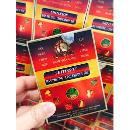 Dầu Gội Đen Tóc  Shitinsof Hán Phương Linh Chi.Hộp 3 Gói Tiện Dụng