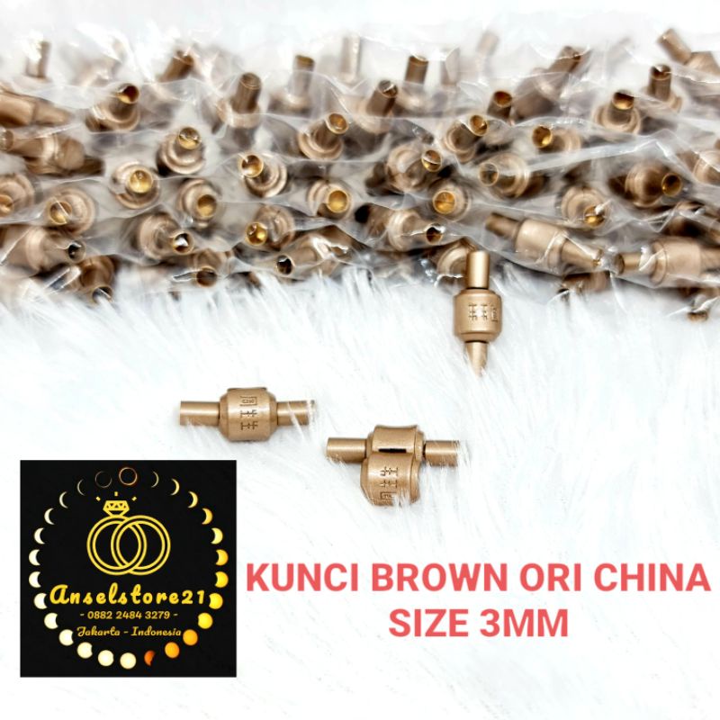 Vòng Tay Nam Châm Dây Pandora Khóa / Khóa Màu Nâu