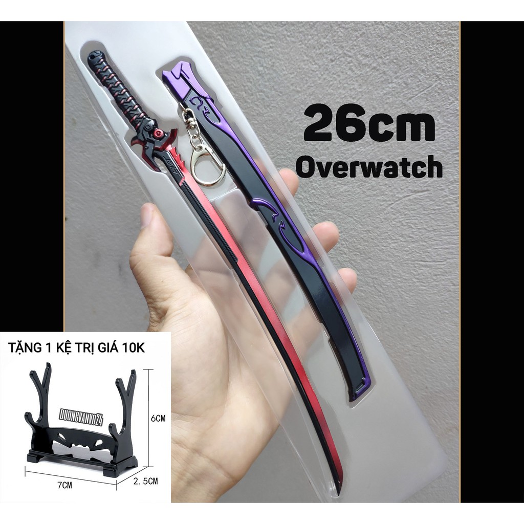 [TITAN] Mô hình Móc khóa kiếm của Genji shimada trong Overwatch Over watch katana sword anime figure