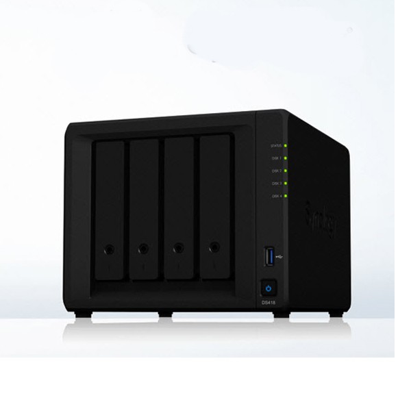 Thiết bị lưu trữ mạng NAS Synology DS418 - Hàng chính hãng