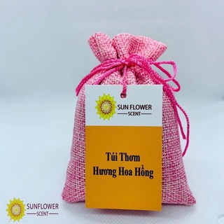 Túi thơm hương hoa hồng. Tui thơm sunflower hoa hồng