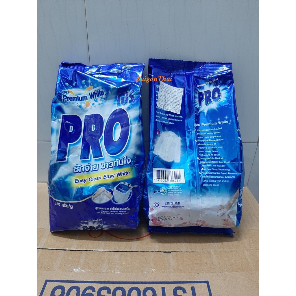 Bột giặt PRO 350gr - hàng Thái Lan LION
