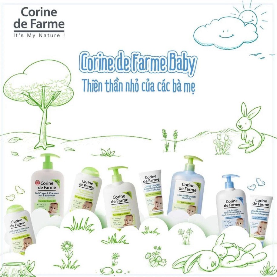 [CHÍNH HÃNG] Conrine De Farme Kem Làm Mềm Và Êm Dịu Da Vùng Mông Cho Bé Nappy Change Cream 100ml