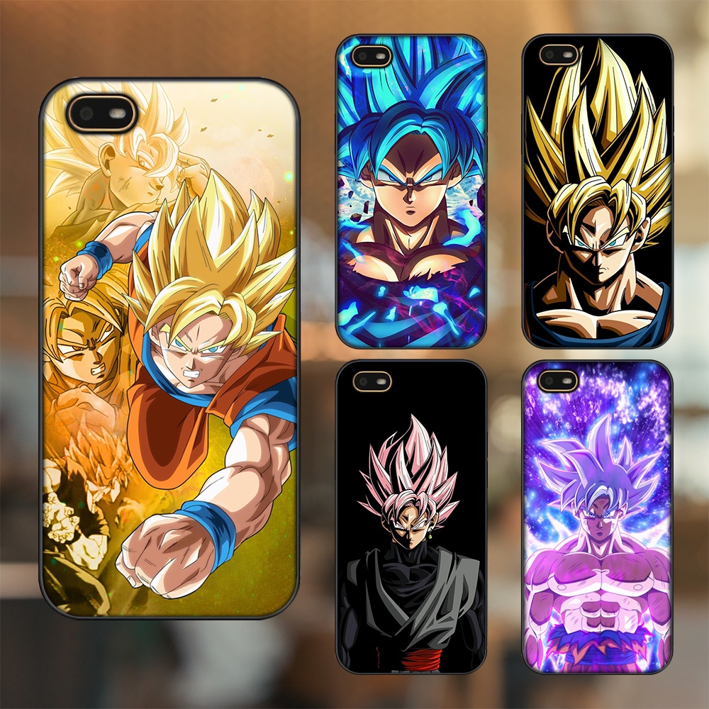 Ốp lưng Oppo A1K viền đen in hình Goku Dragon Ball