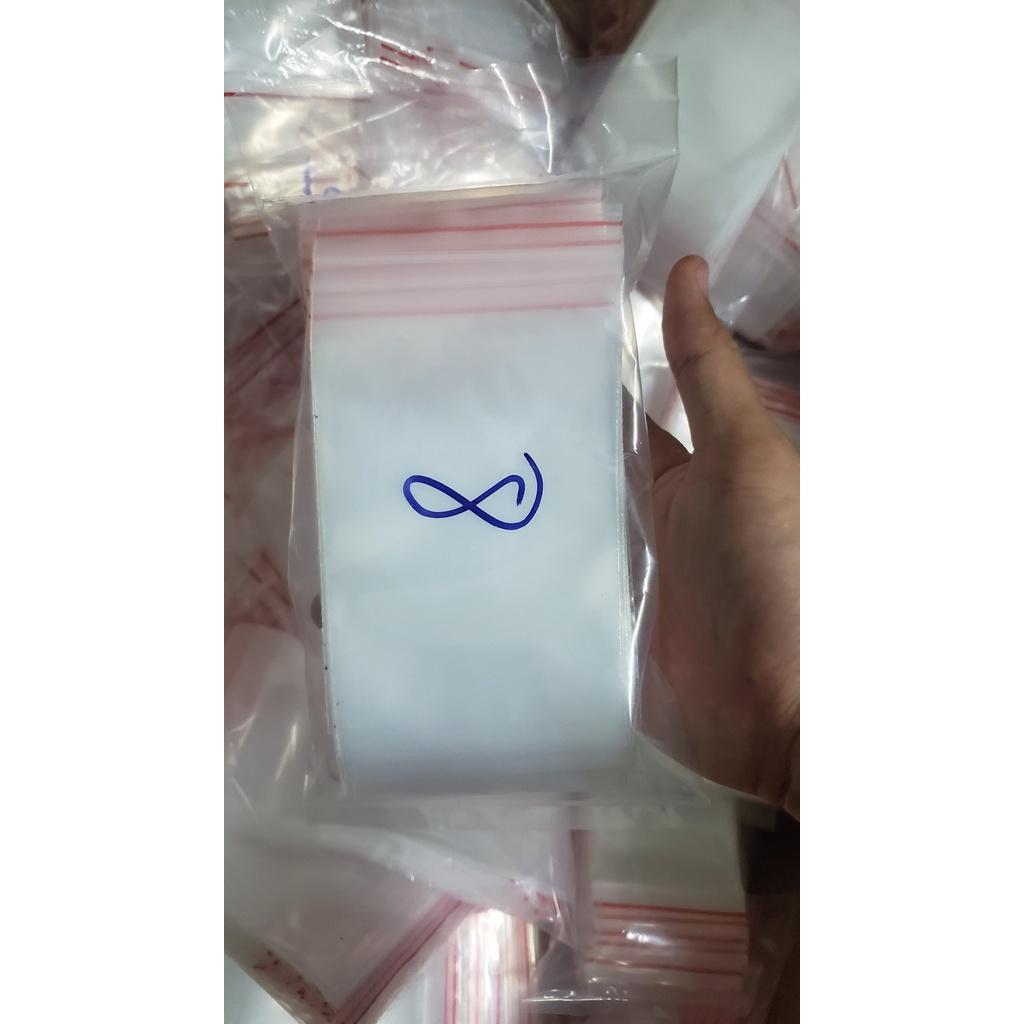 100gr túi zip chỉ đỏ loại dày đẹp