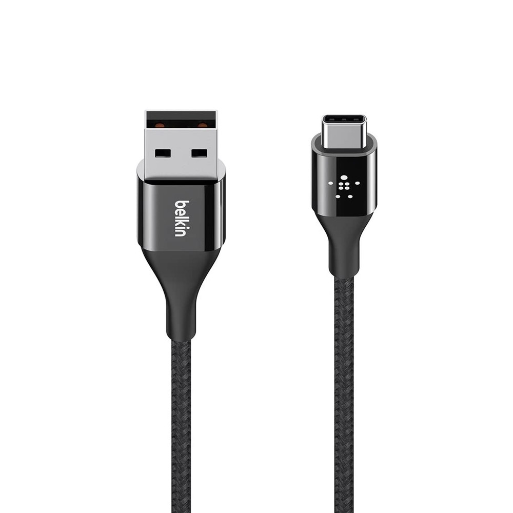 Cáp USB Type C Belkin MIXIT↑™ vỏ dù Duratek 1.2m - F2CU059BT04BLK - Hàng Chính Hãng - BH 2 năm đổi trả