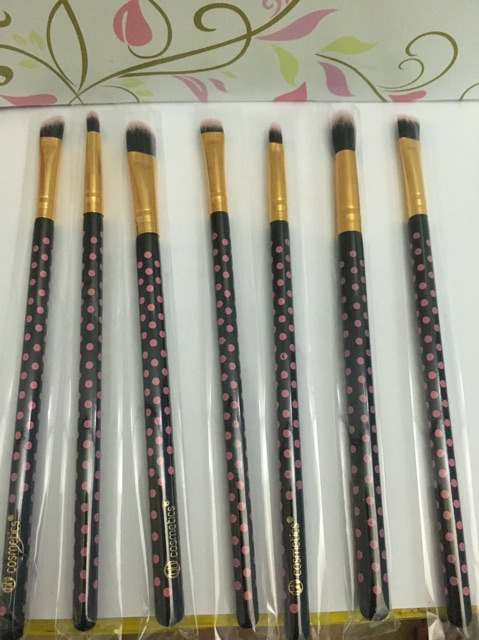 Tách set Bộ cọ 11 pc Pink-A-Dot Brush Set BH cosmetic