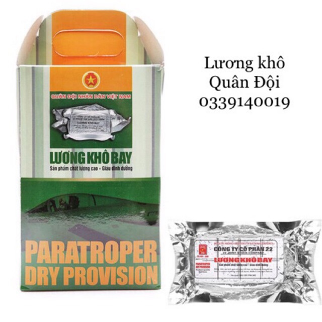 LƯƠNG KHÔ BAY QUÂN ĐỘI (10 phong -1kg)