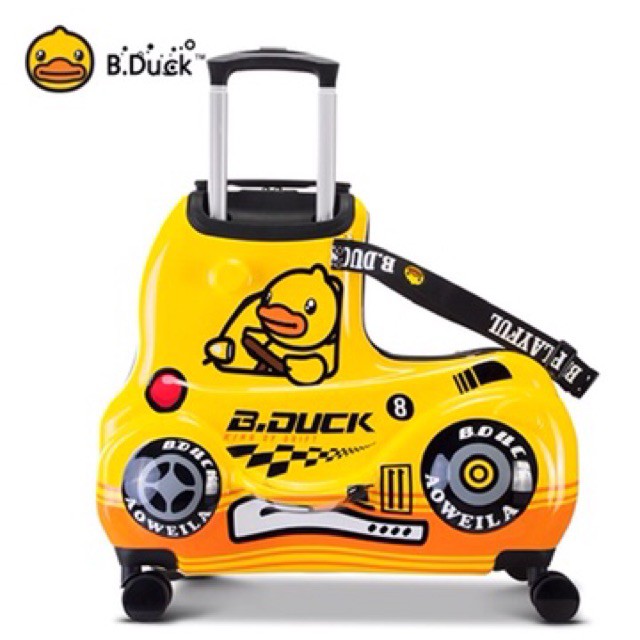 [HOT] Vali du lịch kéo kiêm ghế ngồi cho bé ô tô Vịt B.Duck 24inch