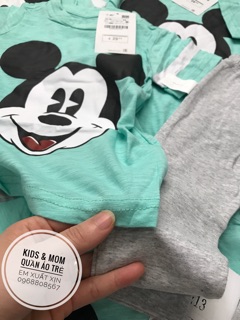 Bộ Micky xanh bé trai xuất