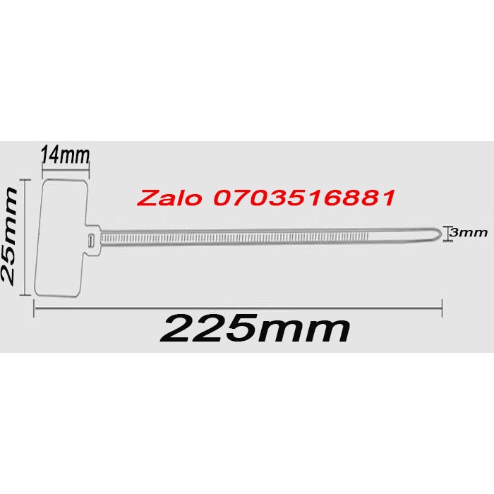 Dây Rút ,Dây Thít Màu 4x200mm - 50 sợi