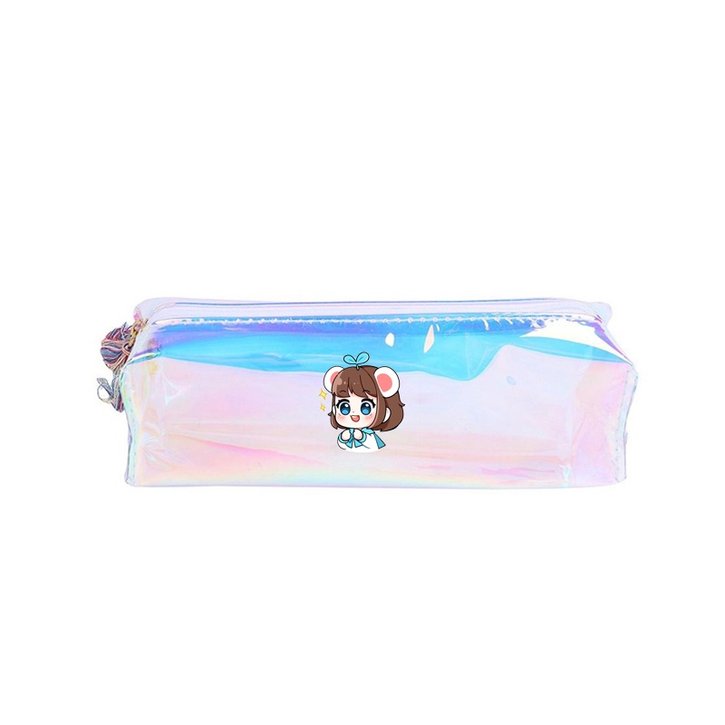 Hộp bút trong hologram in hình HERO TEAM ver MẮT TRÒN XOE Simmy Phong cận Siro Mr Vịt Sammy Đào Kairon Kamui đi học