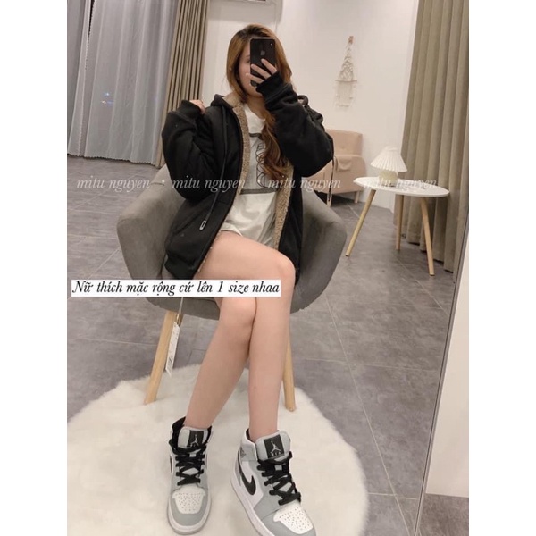 [FREESHIP - HÀNG LOẠI 1] ÁO NỈ LÓT LÔNG CỪU TOÀN BỘ NAM NỮ SIÊU DẦY ẤM