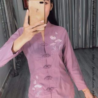 Đồ lam mặc đi chùa - M61 - Bà Lai Tim - Đồ phật tử
