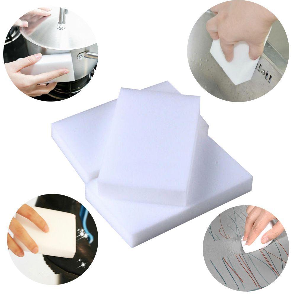 JANE Set 20 Miếng Bọt Biển Rửa Chén Đa Năng Màu Trắng Mới