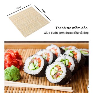 Mành tre cuốn cơm, cuộn sushi