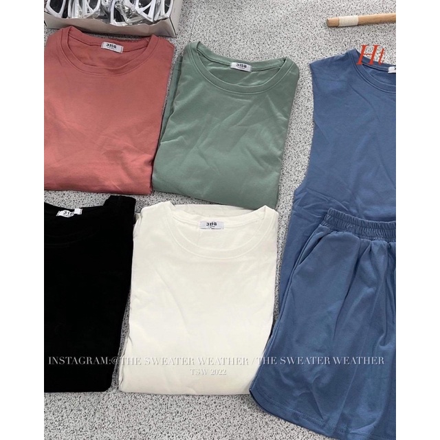 Bộ tanktop trơn 6 màu H2B868